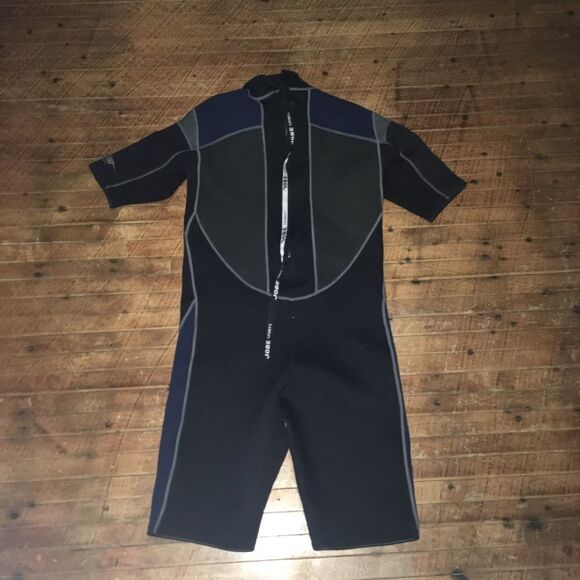 Jobe Perry blue, gray, and black shortie wetsuit - Picture 2 of 2